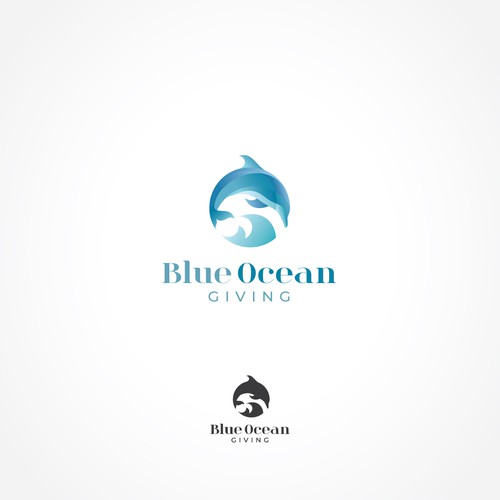 Dolphin design with the title 'Dolphin Logo'