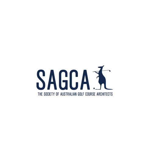 Golf course design with the title 'Logo concept for SAGCA'