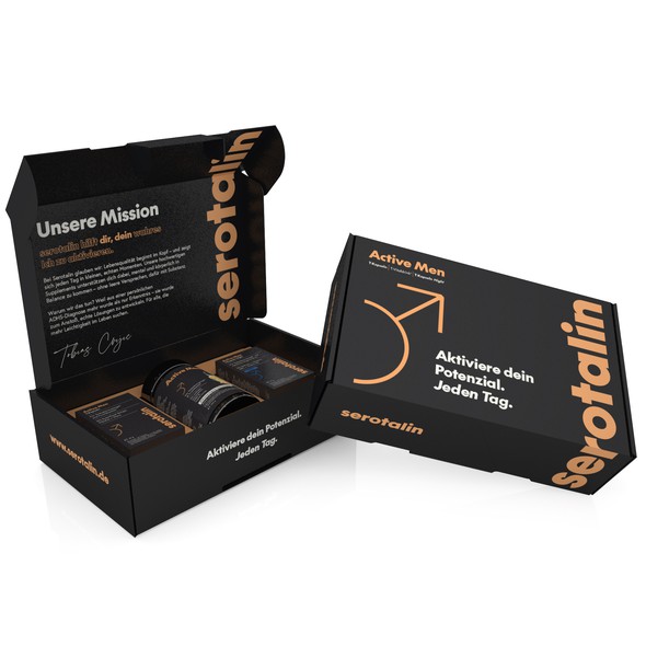 Packaging with the title 'PRODUCT PACKAGING FOR SEROTALIN'