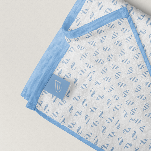 U logo with the title 'Logo Concept With Letter U for Uther.'