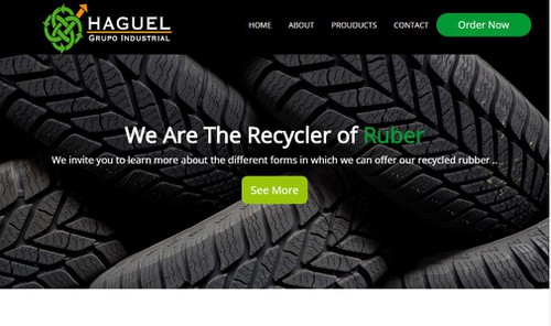 HTML5 website with the title 'Create a webpage redesign for a sustainability company'