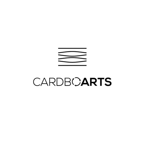 Cardboard design with the title 'cardboard 3d figures'