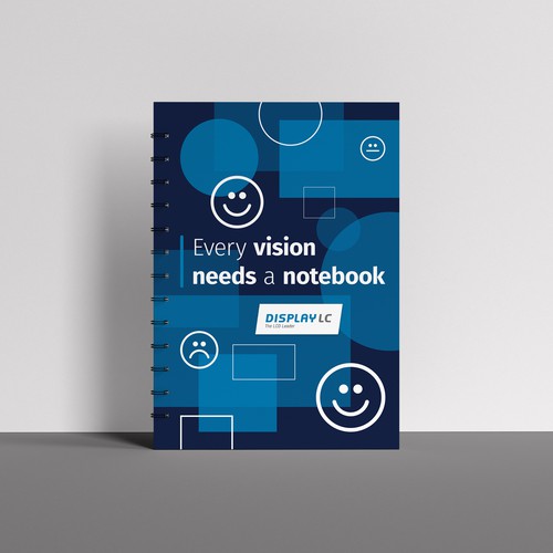 Notebook design with the title 'Sketchy Notebook Design for Tech Firm Client Gifts'