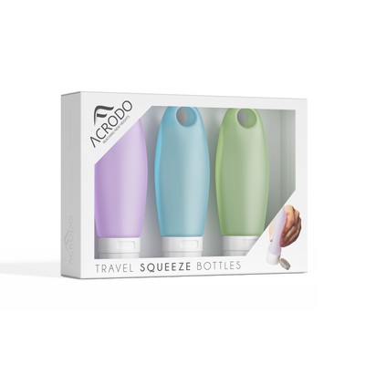 Create Capturing Product Packaging for Acrodo Travel Squeeze Bottles