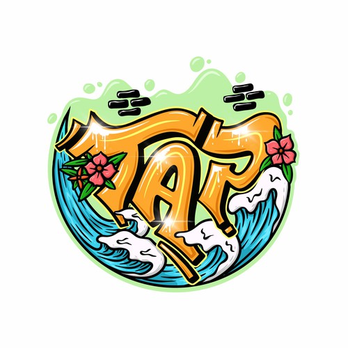 Alphabet design with the title 'Tap'