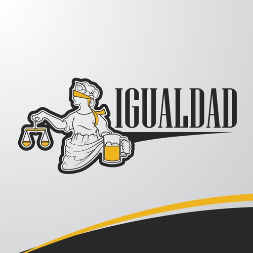 Justice logo with the title 'Logo Design for Igualdad'