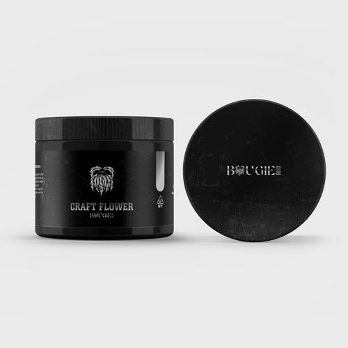 Cannabis label with the title 'Luxury Cannabis Label'