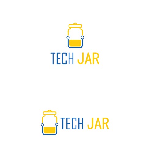 Jar logo with the title 'Simplified Jar logo for eCommerce Platform'