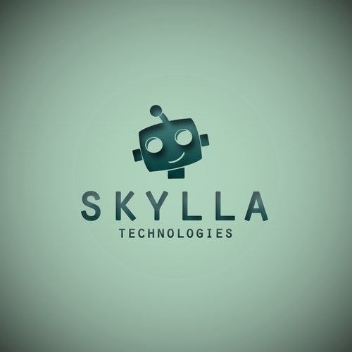 Sci-fi logo with the title 'Design for Skylla Technologies'