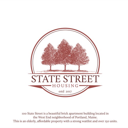 Tree logo with the title 'logo for housing project'