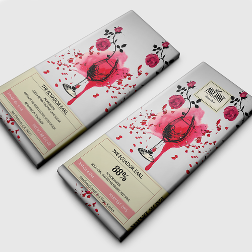 Chocolate packaging with the title 'Craft Chocolate (For the Hipster, Wine, and Whisky Crowd)'