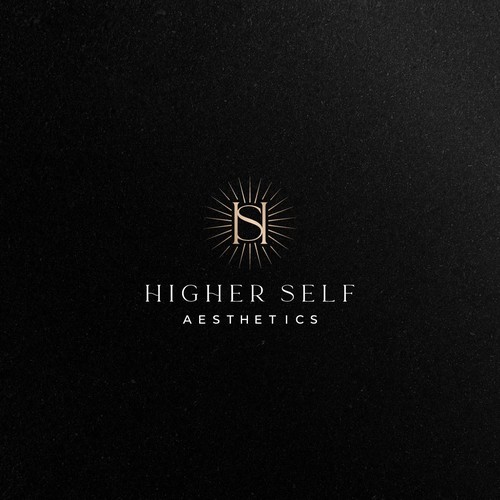White logo with the title 'Higher Self Aesthetics'