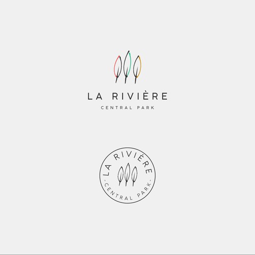 Summer logo with the title 'la riviere'
