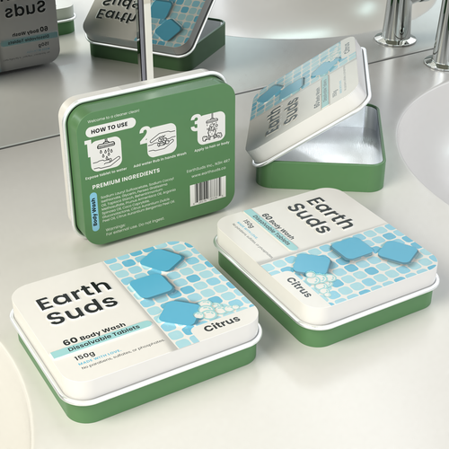 Tin packaging with the title '  TIN PACKAGING '