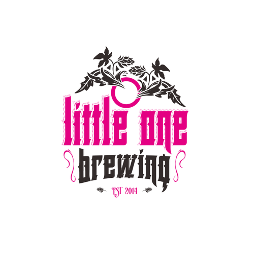 Ring logo with the title 'little one brewing company'