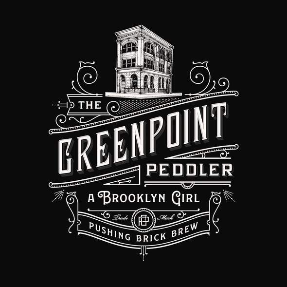 Brooklyn design with the title 'Greenpoint Peddler'