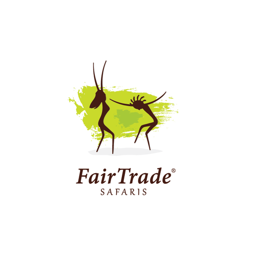 Travel brand with the title 'Concept for African Safaris with animal and cultural "journeys"'