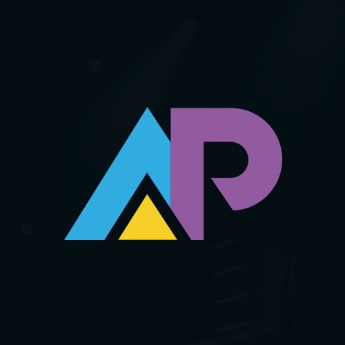 Modern design logo with the title 'AP MEDIA'