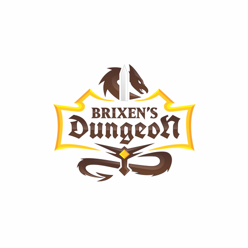 Platinum logo with the title 'Logo for Brixen's Dungeon'