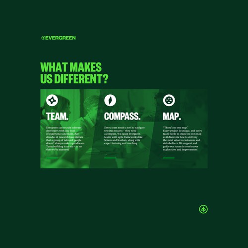 Presentation artwork with the title 'Visual for website or presentation'