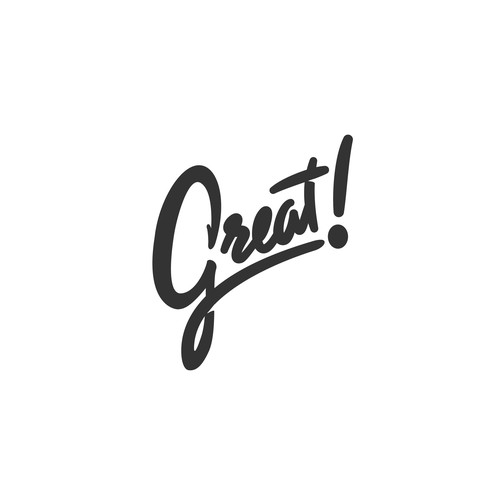 Great logo with the title 'Great!'