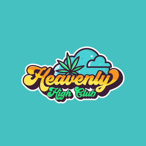 Ganja logo with the title 'Heavenly High Club'
