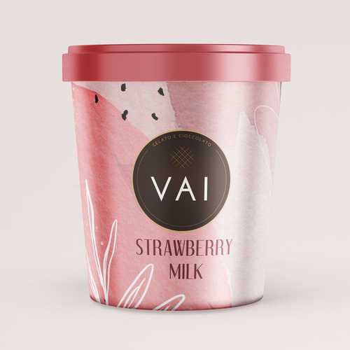 Ice cream design with the title 'ice cream'