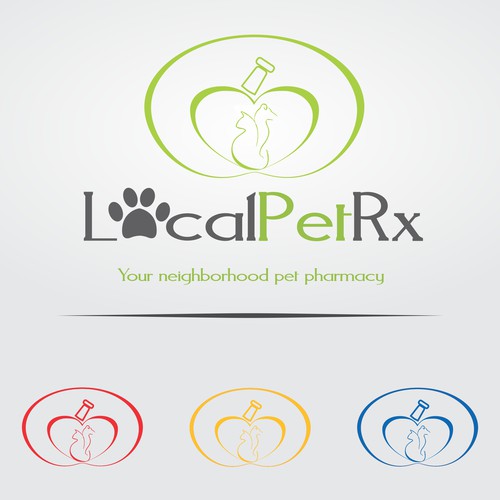 Local logo with the title 'Logo for pet pharmacy.'