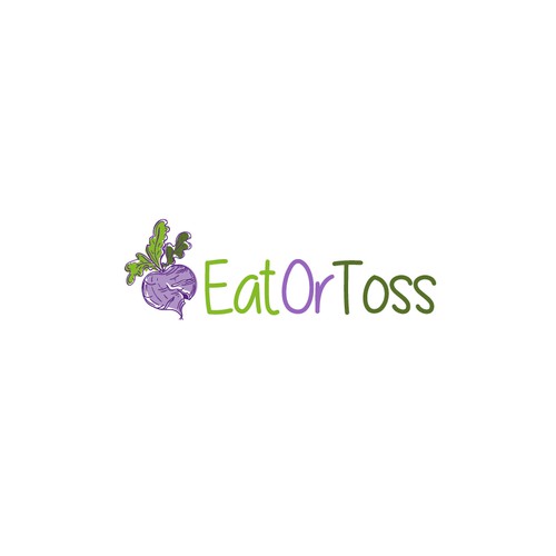 Tree root logo with the title 'EatOrToss'