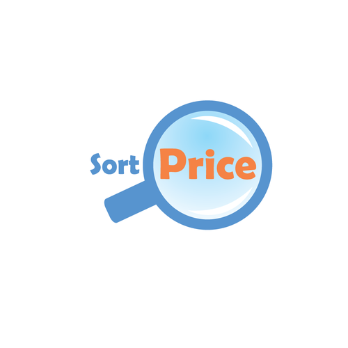 Browser logo with the title 'Logo for shopping search engine '