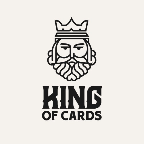 Playing card logo with the title 'playing card company logo'