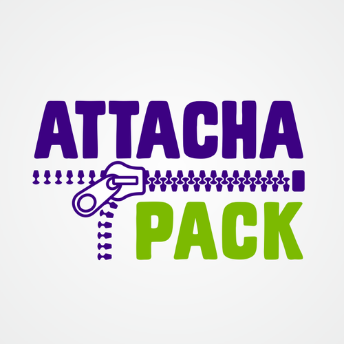 Bag logo with the title 'Help AttachaPack with a new logo'