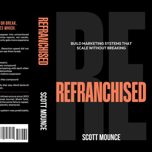 Business design with the title 'REFRANCHISED'