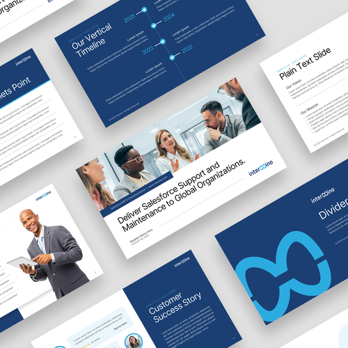 Design with the title 'Clean Presentation Design'