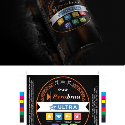 Pyrobrau beer label entry