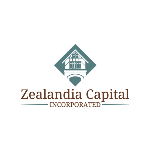 History design with the title 'Logo redesign for Zealandia Capital Inc.'