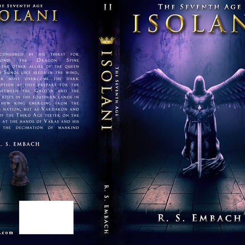 Angel wing design with the title 'Looking for Cover Art for Book 2 of Series'