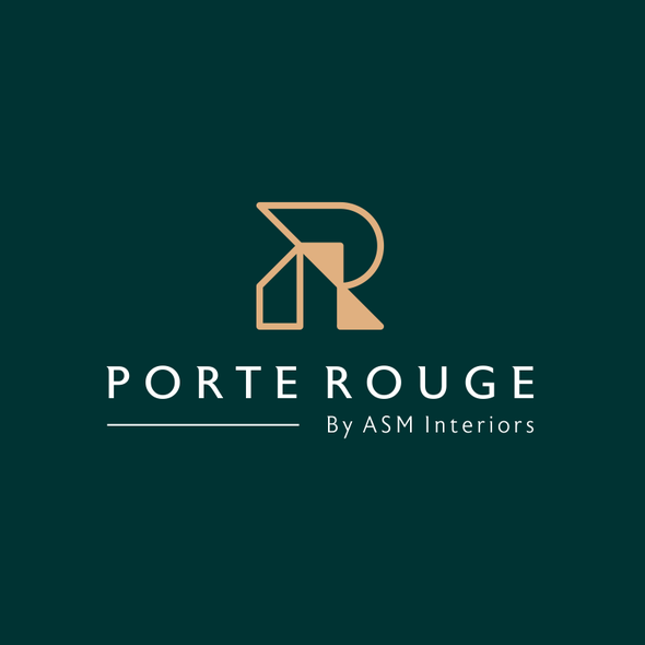 Home logo with the title 'letter P + R + home'