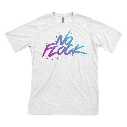 Logo t-shirt with the title 'Brushes Typography design'