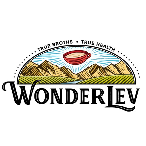 Engraving logo with the title 'Logo for WonderLev'