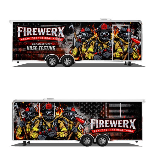 Design with the title 'FIREWERX'