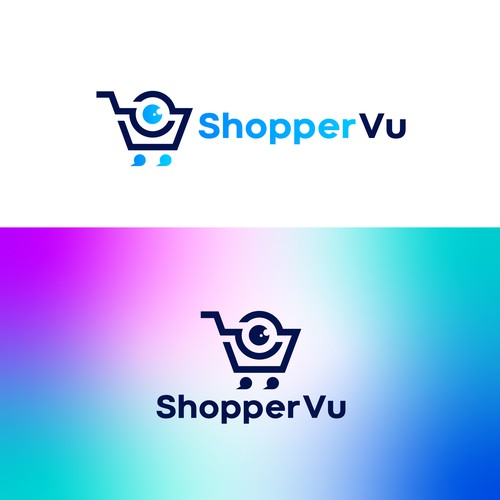Cart logo with the title 'ShopperVu Logo'