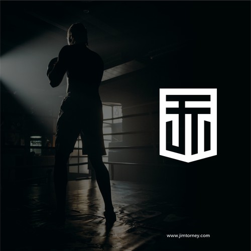 Boxing-gloves logo with the title 'JIM TORNEY'