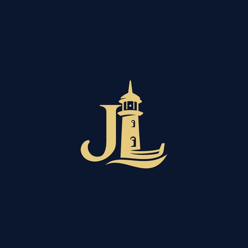 Lighthouse logo with the title 'Jonathan's Landing Golf Club logo'