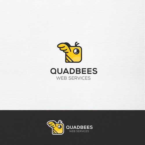 Square logo with the title 'square bee'
