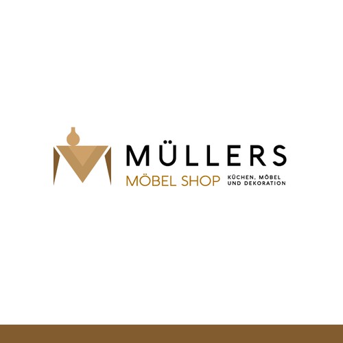 Shop brand with the title 'Wir brauchen ein Logodesign für unseren Möbel-Shop'