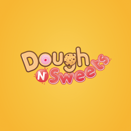 Marca logo with the title 'Dough n' Sweets || Logo Proposal'