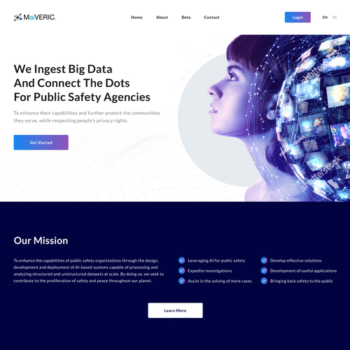 Interface design with the title 'UI Design'