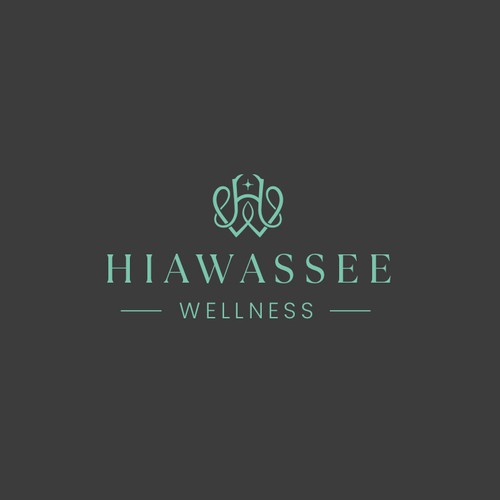 Counseling logo with the title 'Hiawassee Wellness'