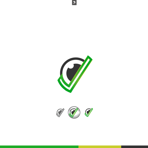 Review design with the title 'Review logo'